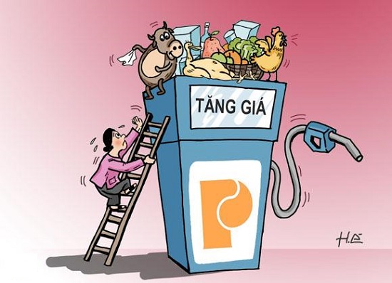 Xăng dầu tăng giá, niềm tin tụt giảm